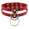 Joy Jewels Ras de cou Tri Rings Rouge